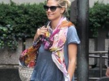 Le look casual de Heidi Klum à New York