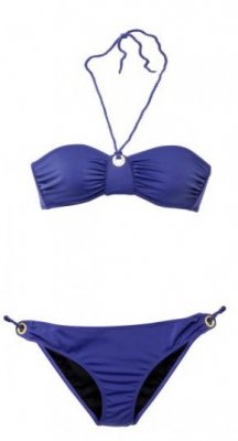 Bikini bleu à nœud H&M Été 2010