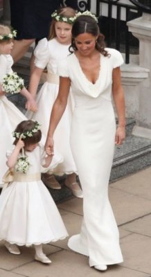 Pippa Middelton dans une robe Alexander McQueen