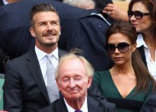 Victoria Beckham à la finale hommes de Wimbledon 