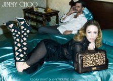 La nouvelle collection Jimmy Choo portée par Raquel Zimmermann  