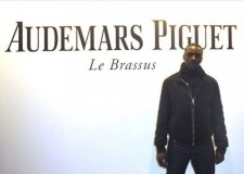 Omar Sy à la soirée d’anniversaire de la montre « Royal Oak » d’Audemars Piguet
