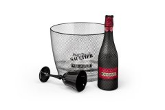 Bouteille de Champagne Piper-Heidsieck calice et seau par Jean Paul Gaultier 2011
