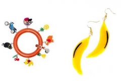 Bracelet et boucles d’oreilles Prada collection printemps-été 2011