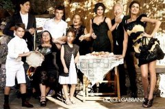 Un dimanche en famille chez Dolce & Gabbana