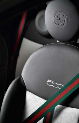 Interieur sophistiqué pour la Fiat 500 by Gucci