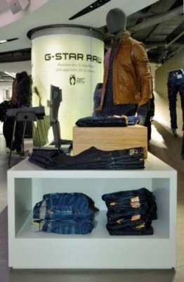 Le Corner Shop G-Star Raw et les jeans Arc Pant au Citadium à Paris