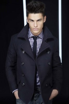 Baptiste Giabiconi pour la collection LAGERFELD Fall Winter 2011-2012