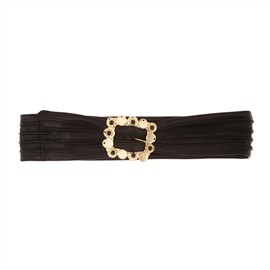 Ceinture plissée boucle dorée Morgan Tendance Automne hiver 2010