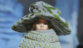 Ondria Hardin, 15 ans mannequin pour le défilé Marc Jacobs Automne-Hiver 2012-2013