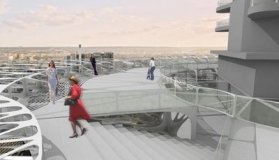 La plateforme d’extension de la Tour Eiffel