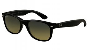 Modèle New Wayfarer monture noire verres bleus fanés Ray Ban lunettes de soleil nouveauté 2011