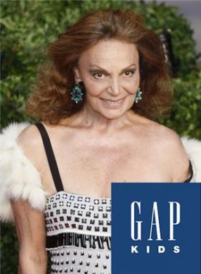 Diane Von Fruchtenberg et Gap Kids collaborent