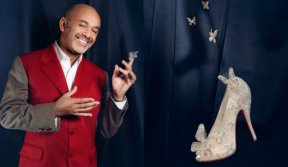 Christian Louboutin présente les escarpins de verre de Cendrillon revisités