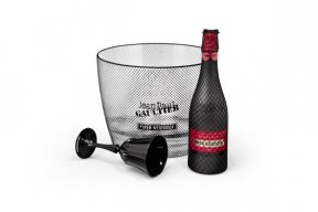Bouteille de Champagne Piper-Heidsieck calice et seau par Jean Paul Gaultier 2011