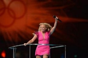 Emma Bunton des Spice Girls aux JO 2012