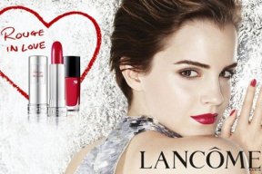 L'actrice Emma Watson pour Lancôme