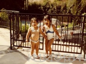 Kim Kardashian : déjà en bikini dès l'enfance