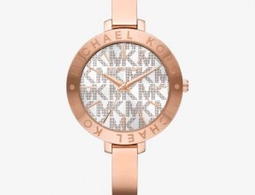 Montre Michael Kors pour femme à lunette logotée