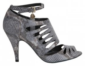 Escarpin gris Python Patrizia Pepe