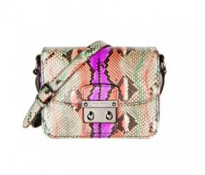 Petit sac Miu Miu multicolore en python collection hiver 2011 2012