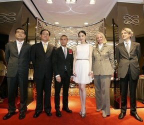 Des personnalités présentes à l'ouverture de la boutique Lancel à Shanghaï