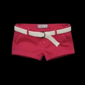 Un short girly rose chez Abercrombie & Fitch