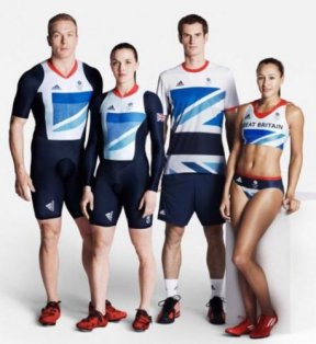 Les nouveaux maillots de l'équipe britannique pour les JO 2012