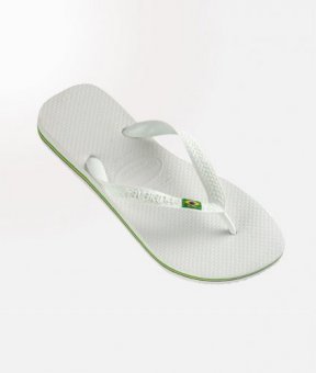 Tongs Brazil Havaianas blanches