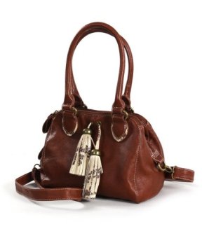Sac à compartiments pompons python