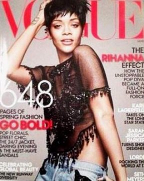 Rihanna, sa 3ème couverture pour Vogue américain