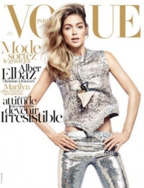 Doutzen Kroes brillante à la une de Vogue Paris