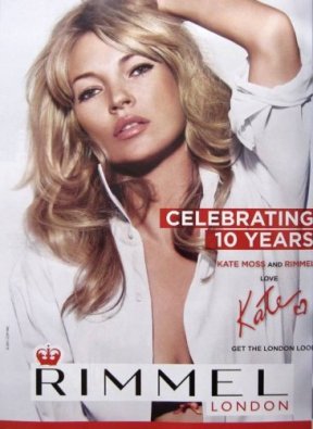 Rimmel et Kate Moss fêtent leur 10 ans ensemble