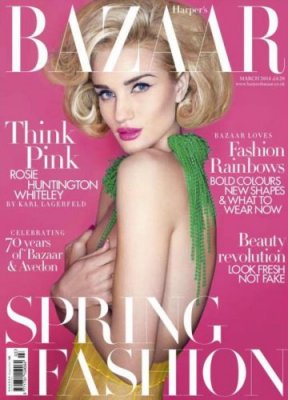 Rosie, une vraie bombe pour Harper's Bazaar