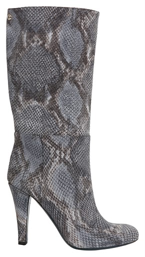 Bottes python grises Patrizia Pepe