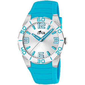 Montre Lotus avec bracelet bleu et cadran nacre Tendance hiver 2011/2012