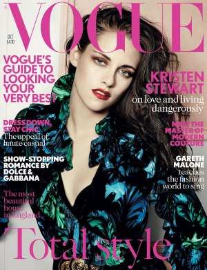 Kristen Stewart, en une de Vogue UK !