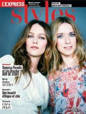 Vanessa Paradis et Léa Drucker, en une d’Express Styles