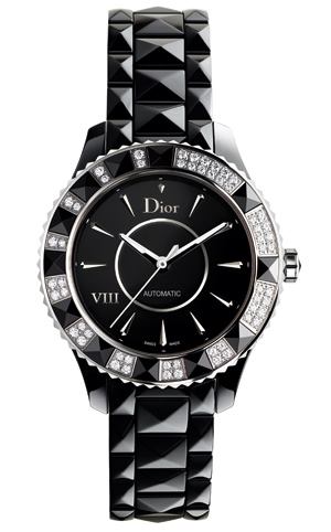 La montre Dior VIII 8 cadran et bracelet noir luxe