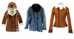 Veste et Blouson en peau de mouton retournée