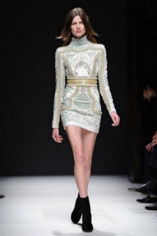 Mini-robe Balmain collection automne-hiver 2012-2013