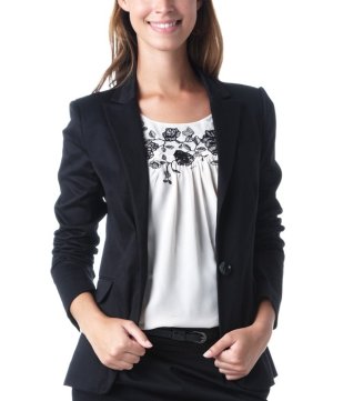 Veste Promod tailleur chic noire Tendance mode hiver 2012