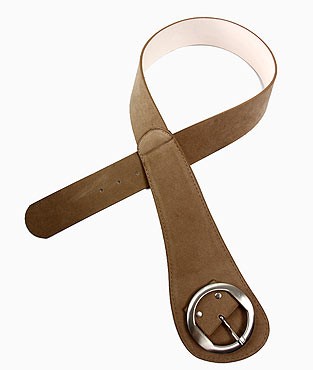 Etam ceinture beige en suédine Tendance automne hiver 2011/2012