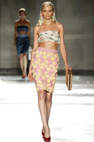 Bandeau Prada à motif hawaïen