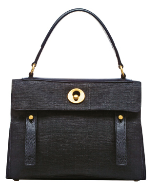 Sac Yves Saint Laurent noir Muse Two Artisanal été 2011