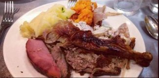 Hummm !!! Le repas de Thanksgiving de Justin Bieber 