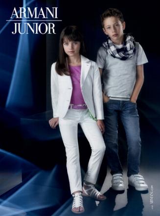 Collection Armani Junior Printemps-Été 2012 aux Galeries Lafayette