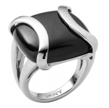 Bague DKNY en acier