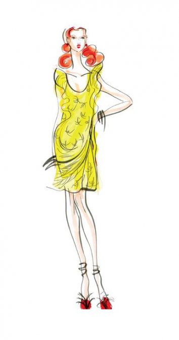 Jaune ocre Couleur mode tendance ete 2011