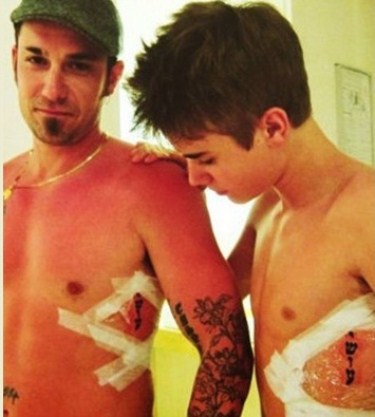 Justin Bieber : tel père, tel fils !